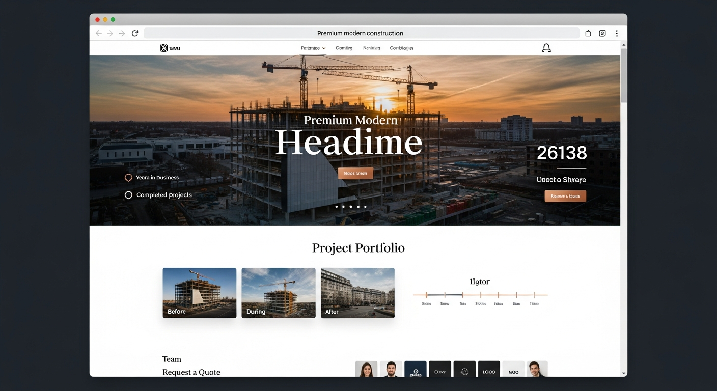 After — Construction